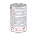 Back view of Hills Prescription On Care Stew Adult dog food tin on a white background.