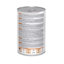 Back view of Hills Prescription Urinary Care Adult dog food tin on a white background.