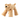 A House of Paws Big Paw Bear plush dog toy in a cream colour, featuring a black stitched nose and eyes, photographed against a solid white background.