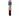 White background with a KONG Cat Kickeroo toy, which is half teal waffle fabric and half brown jute with a dark brown fluffy tail. The Kickeroo toy is attached to a cardboard backing.