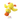 White background with a KONG yellow plush duck dog toy with an orange beak and feet, out of it's packaging. Below the duck is two circles showing the different colours available.