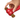 White background with a hand inserting a KONG Goodie treat into a KONG red bone.