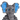 Close up of a grey soft fabric and rope Elephant KONG Dog Toy with a blue ears and eyes, pictured on a white background.