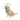White background with a golden Retriever dog wearing a transparent plastic Elizabethan style recovery collars with blue coloured bones on it.