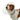 White background with a close up of a brown and white collie type dog wearing a transparent plastic Elizabethan style recovery collar.