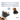 White background with a brown and white collie dog wearing a Elizabethan style foam recovery collar, with a guide about how to fit the recovery collar.