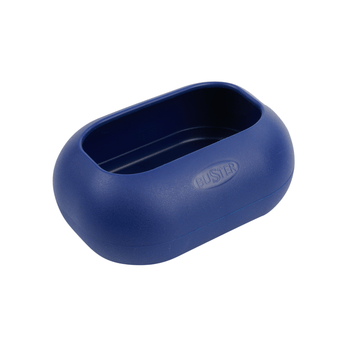 White background with a navy BUSTER IncrediBowl, 'BUSTER' is imprinted on the side of the bowl.