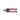 White background with a small black BUSTER Nail Clipper with pink grips shown closed.