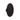 White background with a black palm-style pin brush with metal teeth and a black strap pictured. Shown bristle side up.