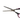 White background with a close up of a pair of black and pink handled BUSTER thinning scissors.