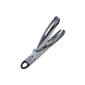 White background with a pair of Kruuse Resco guillotine-style nail clippers.