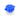 White background with a plastic Kruuse tablet crusher with a blue lid in a closed position.