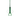 White background with a Kruuse syringe-type Tablet Introducer with a transparent outer layer and internal green plunger.