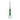 White background with a Kruuse syringe-type Tablet Introducer with a transparent outer layer and internal green plunger.