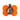 LickiMat SloDog Slow Feeder Plate Small orange on white background