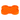 LickiMat SloDog Slow Feeder Plate Small orange close up on white background