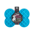 LickiMat SloDog Slow Feeder Plate Small turquoise on wite background
