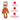 Orange fox shaped dog toy with long arms and legs, white chin and stitched detail eyes, brown nose with tags attached to top and mid-section. Red text along side picture of fox says 'Crinkle body to engage your pup!', 'Hidden squeaker for extra engagement', 'Not-stuffed - fill the tummy with an object that holds a comforting scent!' Pictured on a white background.