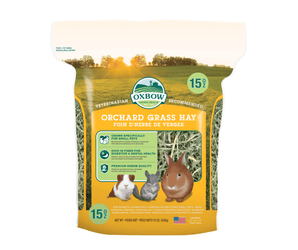 Oxbow Orchard Grass Feeding Hay on white background