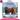 PDSA Christmas cards featuring an illustration of three Highland cows in a snowy winter landscape under a blue sky with falling snow. The image includes a purple price badge showing £2.