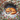 A winter scene artwork showing a sleeping orange fox curled in snow, surrounded by holly leaves and red berries with falling snow.