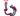 A pink and teal twisted rope dog toy with knots and frayed ends, attached to a white retail header card labeled 'pdsa' and photographed on a plain white background.