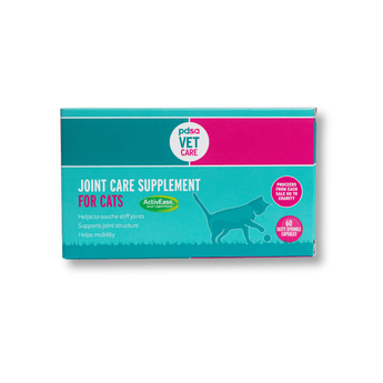 Pack of PDSA joint pills against a white background