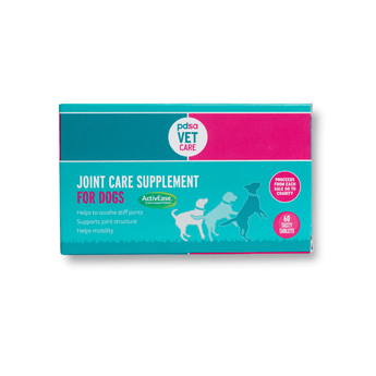 60 Pack of PDSA joint pills for dogs against a white background.