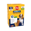 Pedigree Dentastix Daily Medium Dog Treats pack of 28 on white background