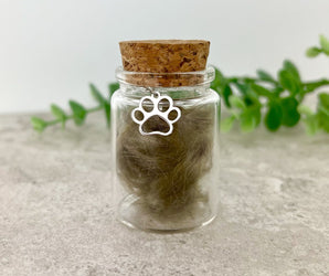 Pet Fur & Hair Keepsake Bottle