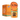 Pet Munchies Beef Liver Sticks dog treats packaging, showing an orange box with a paw print, a single orange bag of beef liver sticks, and a circular orange callout that reads '8x 90g bags per box' on a white background.