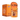 Pet Munchies Chicken and Cheese natural dog treats packaging, showing an orange box with a paw print, a single orange bag of treats in front, and a circular orange callout that reads '8x 90g bags per box' on a white background.