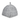 Side view of grey plush igloo pet bed on a white background.