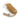 Underside view of monkey dog toy with a brown micro-fibre body with a rope tail on a white background.