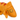 Close up of Orange plush Chameleon Cat toy with red stripe and eye and smile stitch details on a white background.