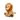 Plus beige dog toy against white background