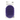 Purple rubber grooming mitt, packed on a cardboard sleeve on a white background.