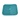 Blue silicone lick mat with two different textures, one with hexagon shapes, the other with small close together ridges pictured on a white background.