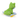 Back view of green frog plush dog toy with a blue underside and yellow feet sitting on a white background.