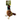 Large Pheasant dog toy with green and red head, animal print belly and wings and tail attached to a green cardboard backing with white text 'Forest Friends Phileas Pheasant' and smaller text saying 'Plush squeaky dog toy' pictured on a white background.