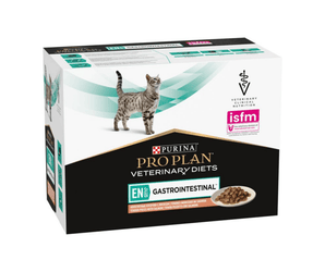 Purina Pro Plan Veterinary Diets EN Gastrointestinal Wet Cat Food (Salmon) on white background