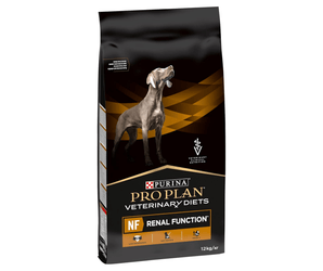 Purina Pro Plan Veterinary Diets NF Renal Function Dry Dog Food on white background