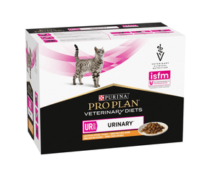 Purina Pro Plan Veterinary Diets UR Urinary Wet Cat Mousse (Chicken) on white background