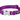 A close up of a Red Dingo Classic Purple Dog Collar on a white background
