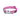 White background with a pink, blue, yellow and green stripy 'Red Dingo' dog collar.