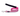 White background with a pink, blue, yellow and green stripy 'Red Dingo' dog lead.