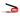 White background with a rainbow stripy 'Red Dingo' dog lead with red backing.
