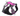 White background with a pink and grey 'Red Dingo' padded harness.