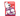 White background with a purple 'Red Dingo' puppy kit with purple hearts on it, attached to a red cardboard backing with a illustrated puppy on it.