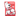 White background with a red 'Red Dingo' puppy kit with white spots on it, attached to a red cardboard backing with a illustrated puppy on it.